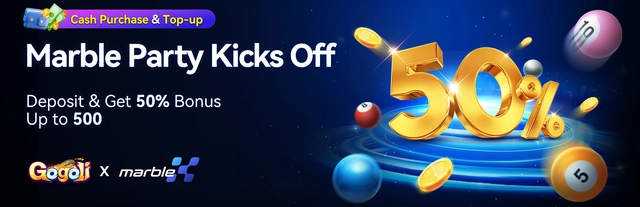 Marble Party · Rewards Unleashed 50%